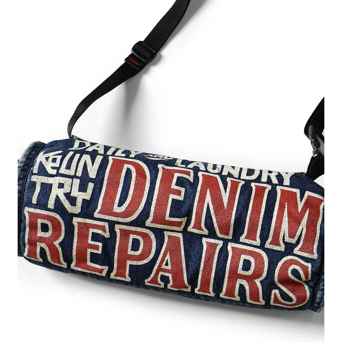 Kapital 14oz Denim Hand Muff (Denim Repair Print)