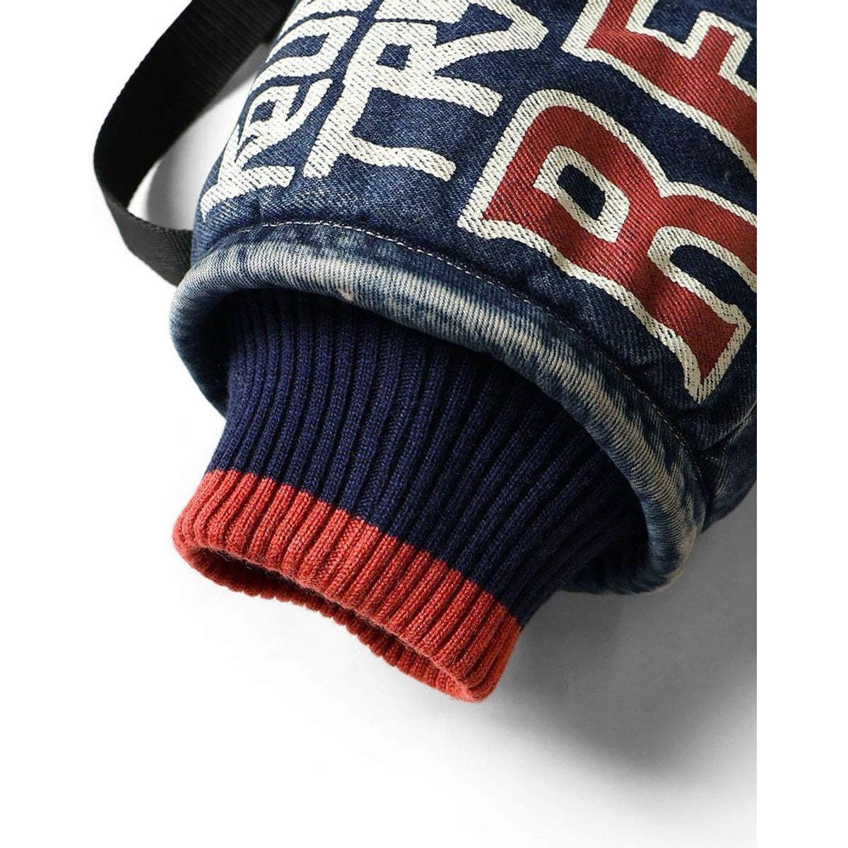 Kapital 14oz Denim Hand Muff (Denim Repair Print)