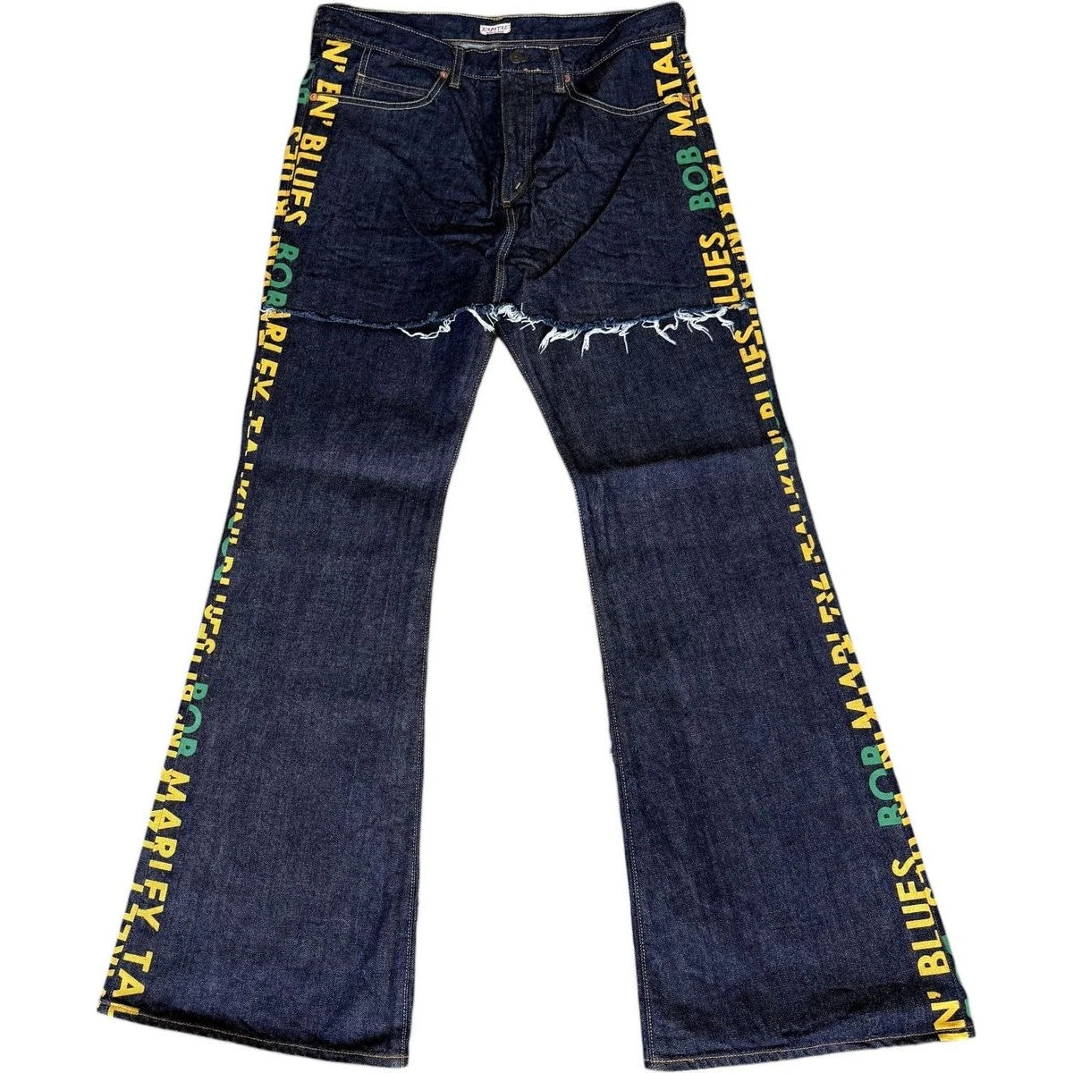 Kapital 14oz Denim Marley Talkin' Blues Apron Skouser Pants
