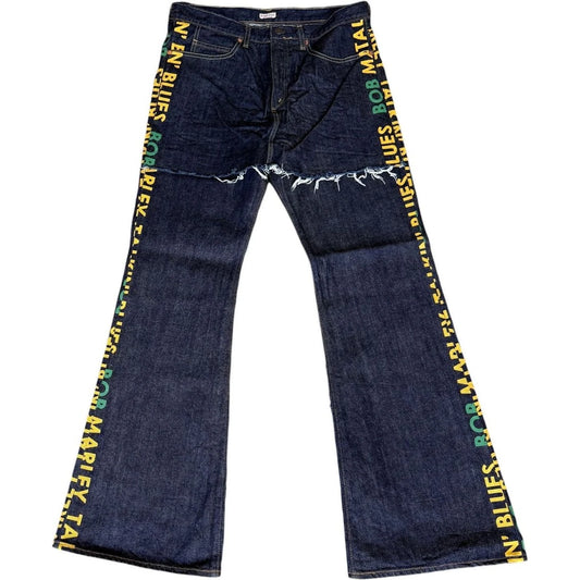 Kapital 14oz Denim Marley Talkin' Blues Apron Skouser Pants