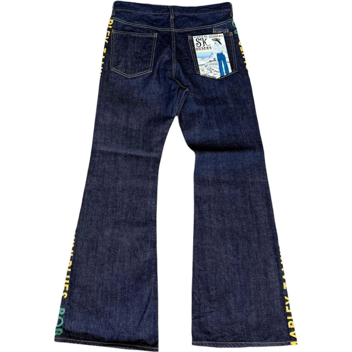 Kapital 14oz Denim Marley Talkin' Blues Apron Skouser Pants