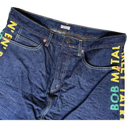 Kapital 14oz Denim Marley Talkin' Blues Apron Skouser Pants