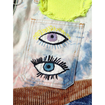 Kapital 14oz Denim Tie Dye Mini Skirt (Speakeasy Remake)