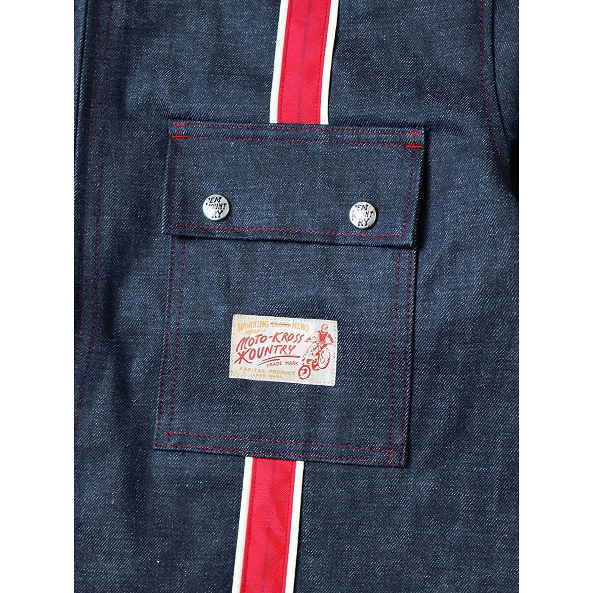 Kapital 14oz Denim Todo Terreno Motocross Jacket