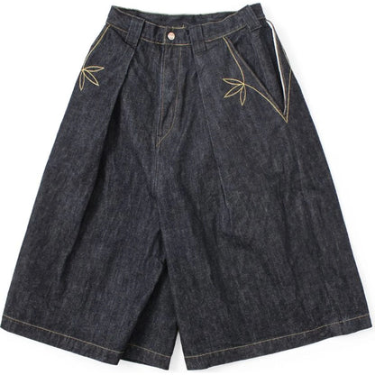 Kapital 14oz Denim Kome Kome Jorts Ladies