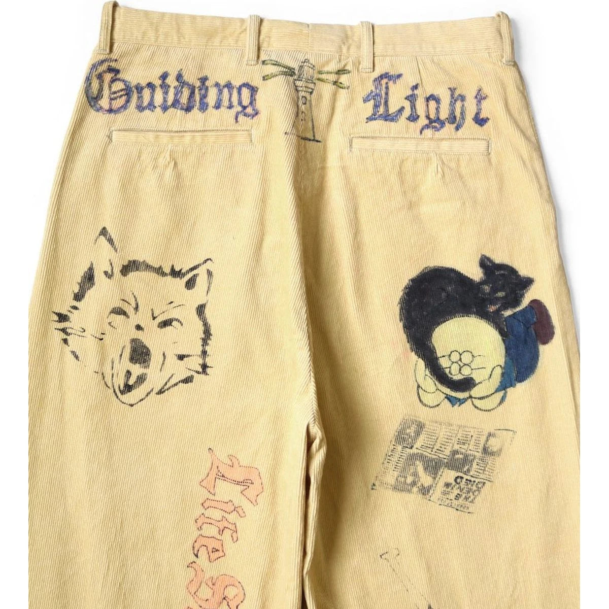 Kapital 14W Corduroy Ivy Pants (Memorial Paint Model)