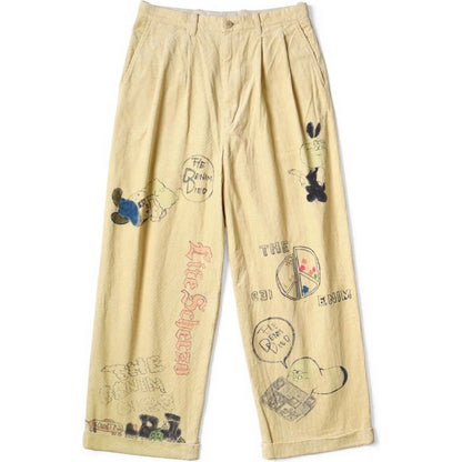 Kapital 14W Corduroy Ivy Pants (Memorial Paint Model)