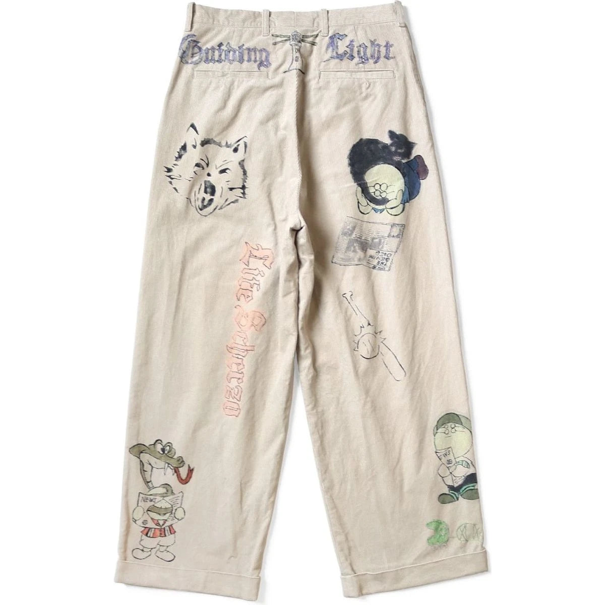 Kapital 14W Corduroy Ivy Pants (Memorial Paint Model)