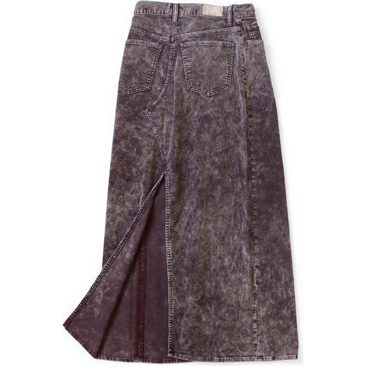 Kapital 14W Corduroy Pencil Skirt (Dirty Dyed)