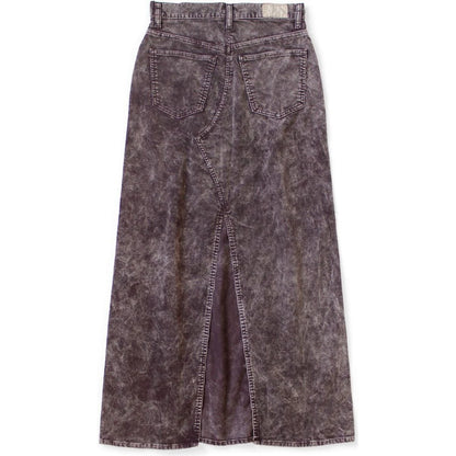 Kapital 14W Corduroy Pencil Skirt (Dirty Dyed)