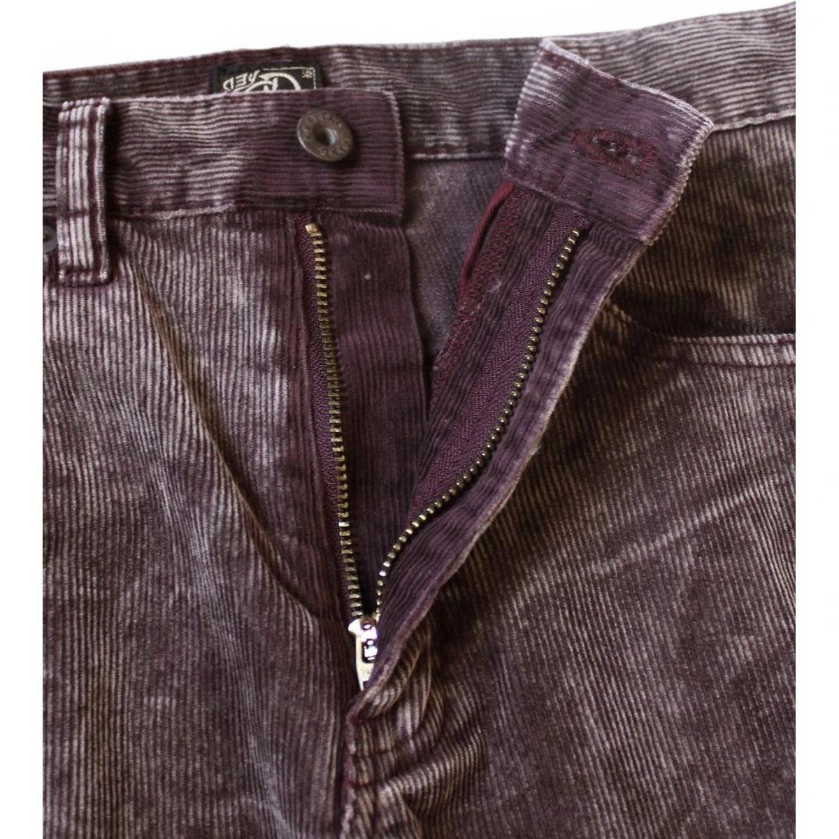 Kapital 14W Corduroy Pencil Skirt (Dirty Dyed)