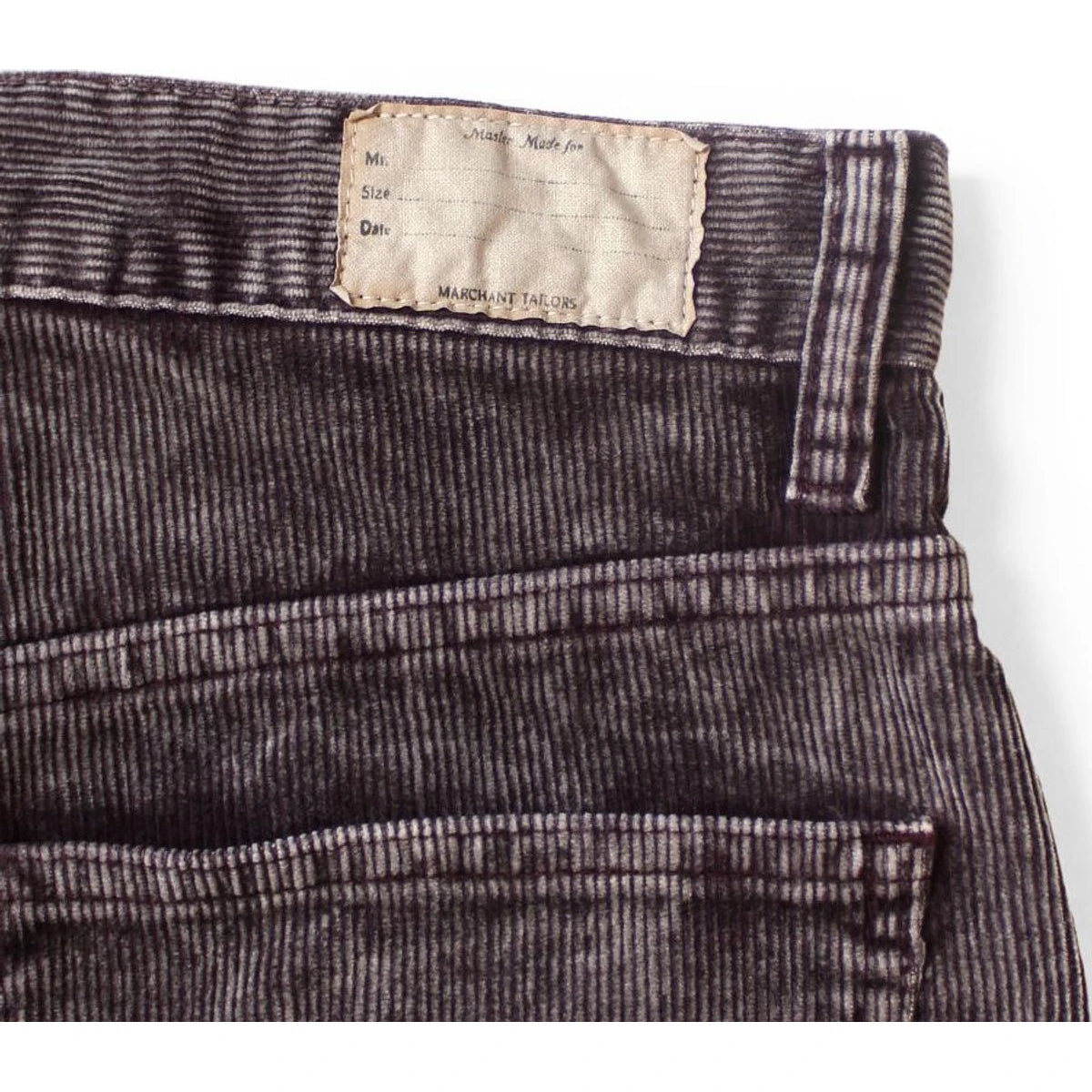 Kapital 14W Corduroy Pencil Skirt (Dirty Dyed)