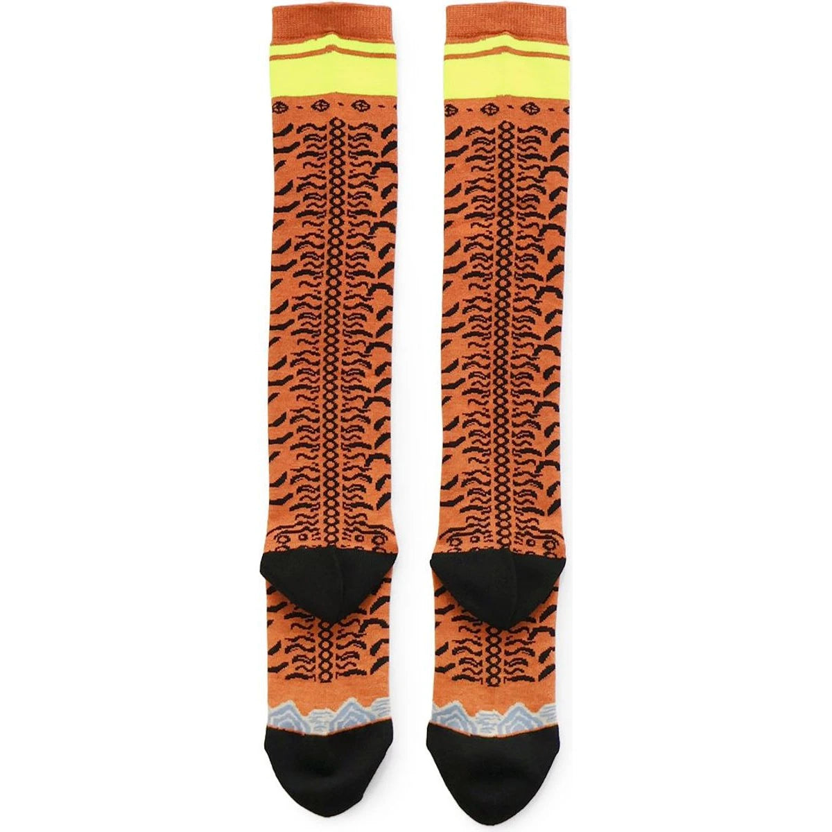 Kapital Nepal Tiger Print Skater Knee Highs