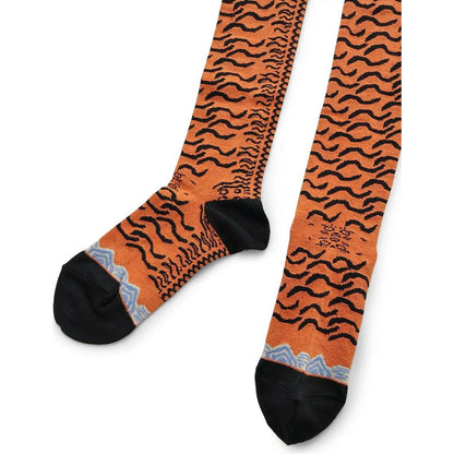 Kapital Nepal Tiger Print Skater Knee Highs