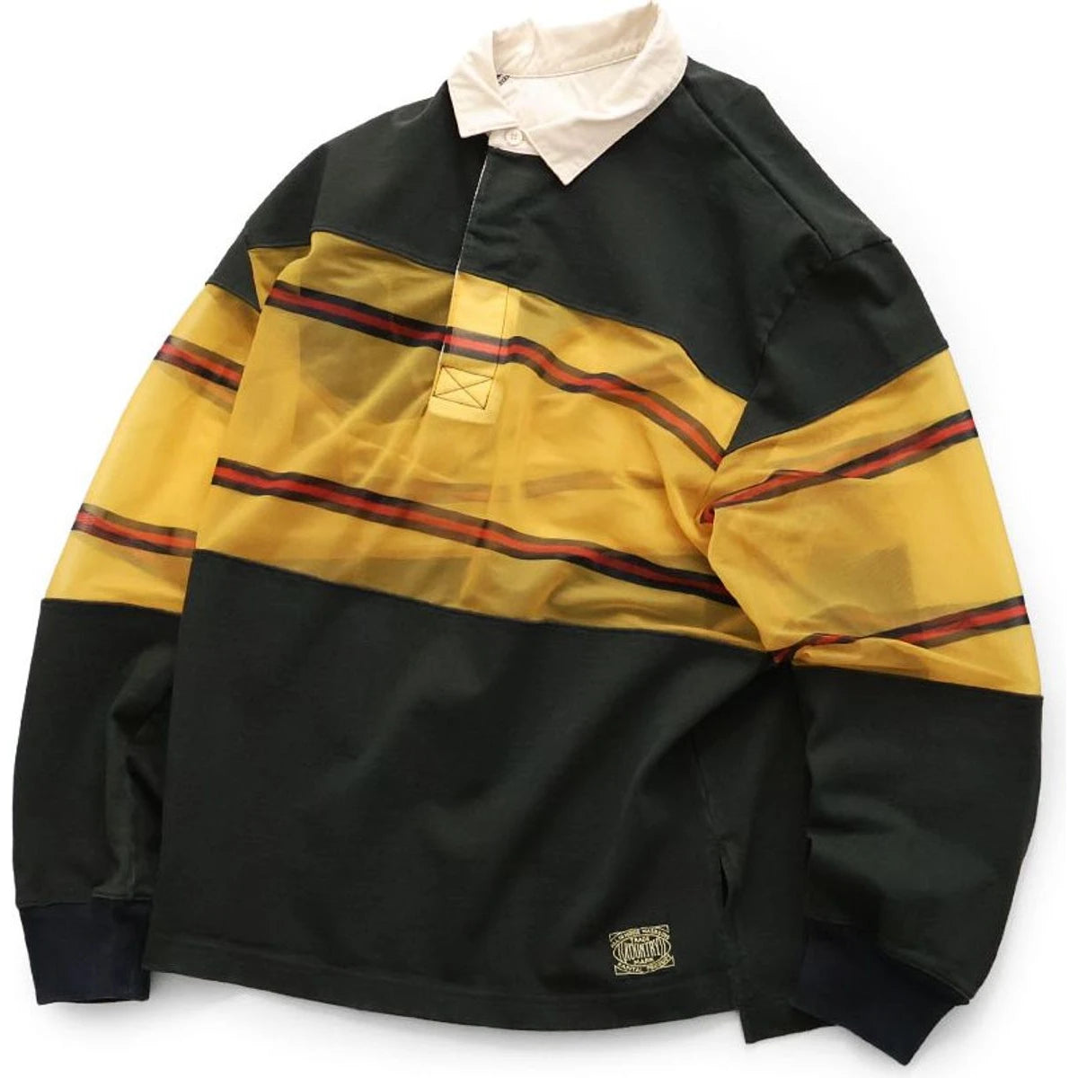 Kapital 16 Gauge Jersey × Sheer Jersey Rugby Shirt