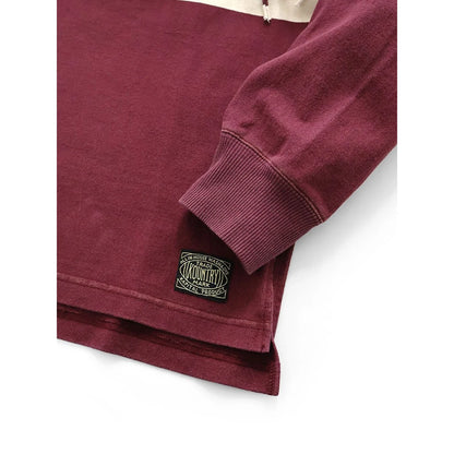 Kapital Panel Border Jersey Fringed Rugby Shirt