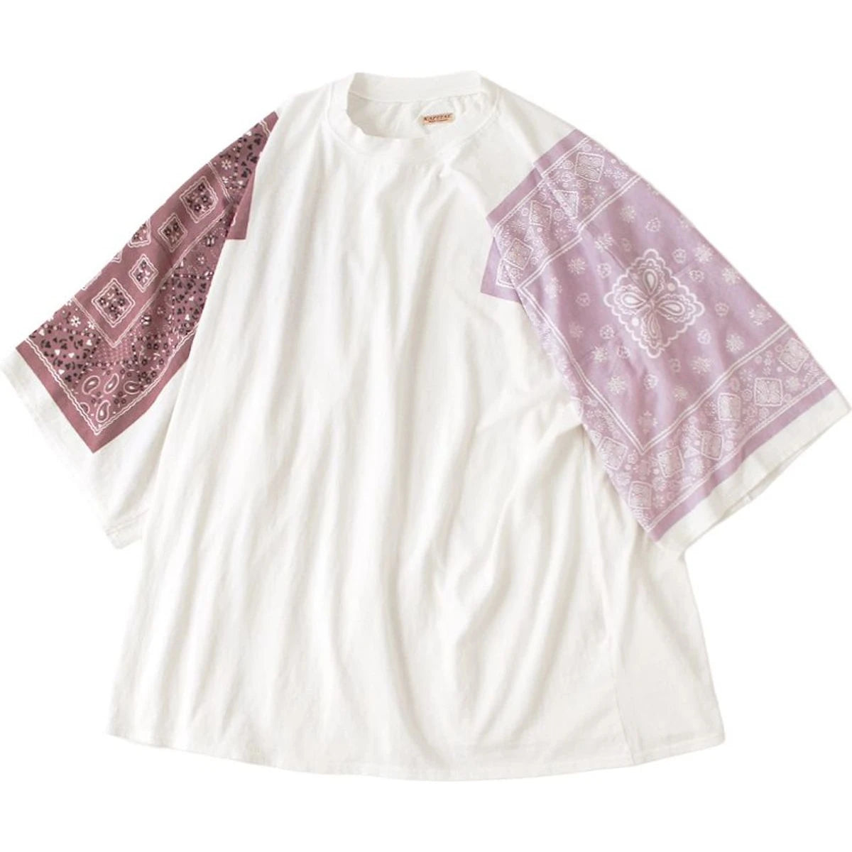 Kapital Jersey Cotton Bandana Huge Tee (Cookie)
