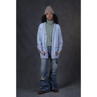 Kapital 18.5/ Jersey High Neck Long T (Killer Embroidery)