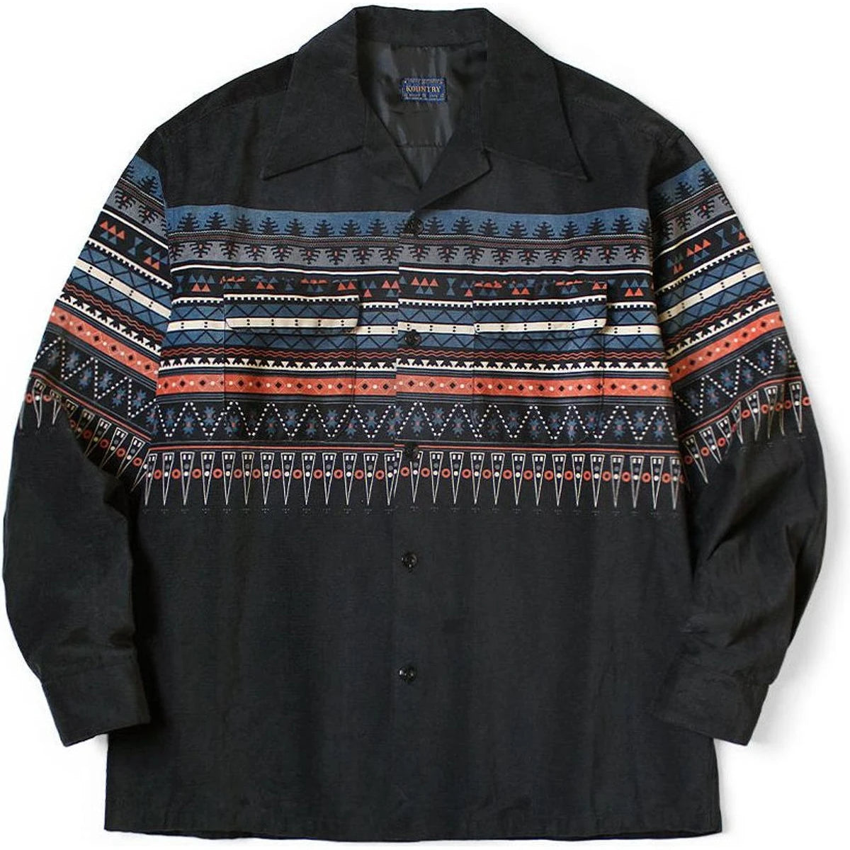 Kapital 18Wale Corduroy Board Shirt (Town Craft Tribe Pattern)