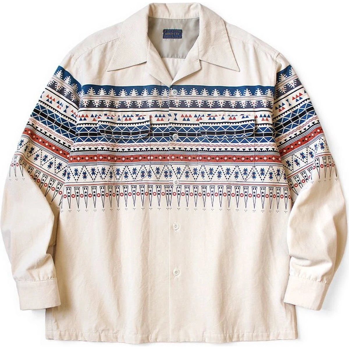 Kapital 18Wale Corduroy Board Shirt (Town Craft Tribe Pattern)