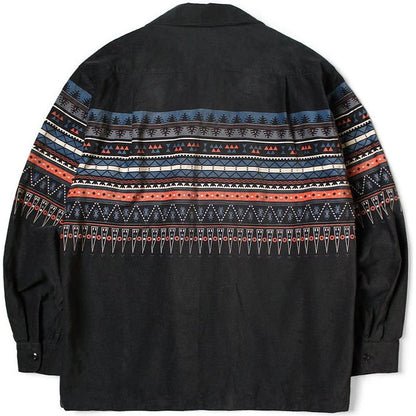 Kapital 18Wale Corduroy Board Shirt (Town Craft Tribe Pattern)
