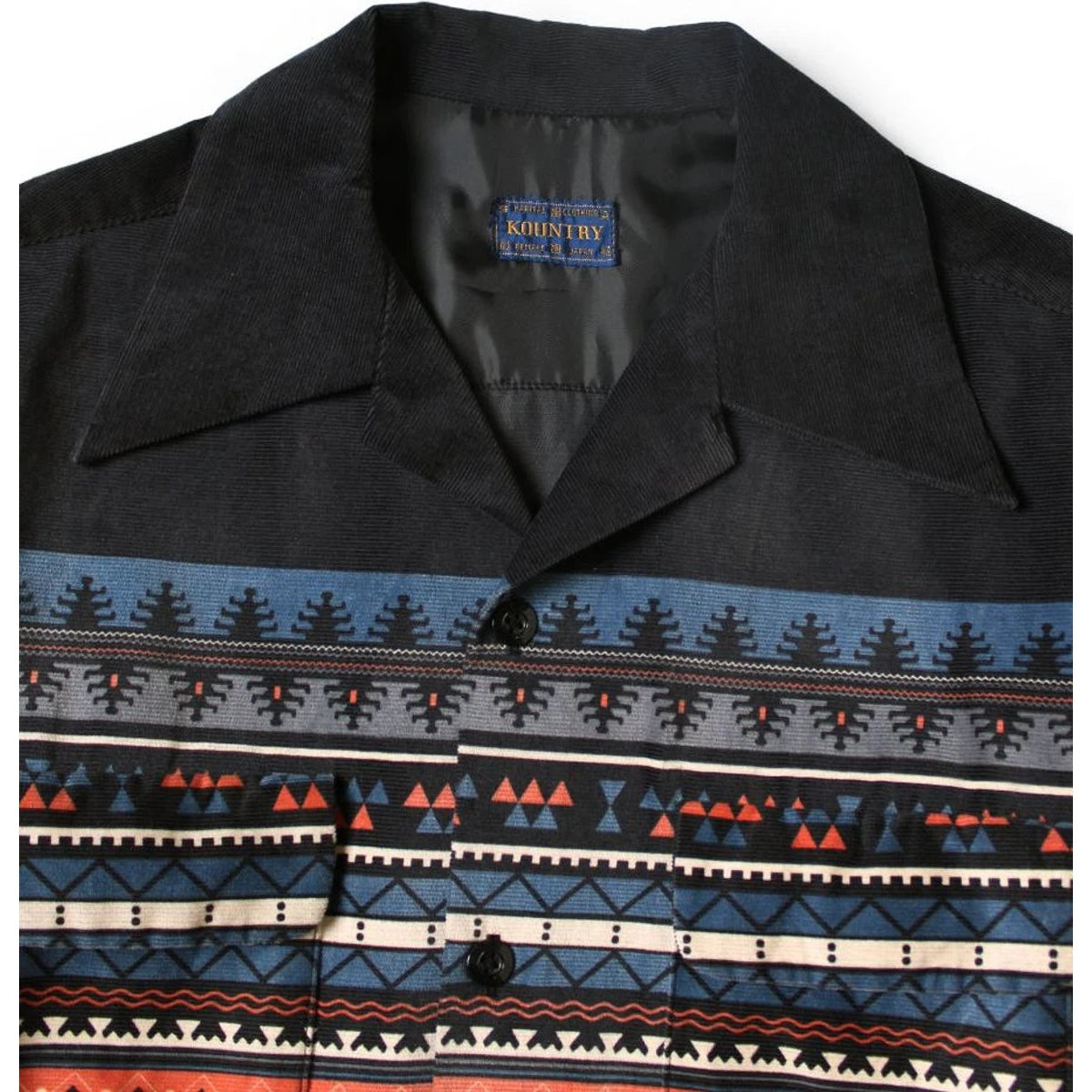 Kapital 18Wale Corduroy Board Shirt (Town Craft Tribe Pattern)