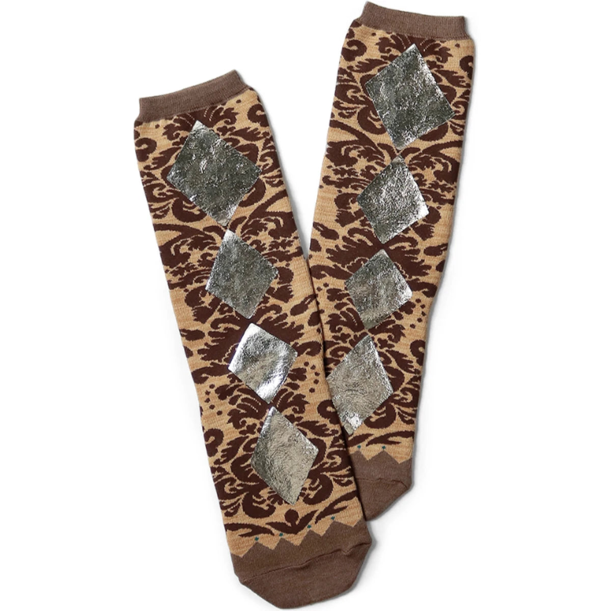 Kapital 200 Fizz pt Damask Pattern Socks