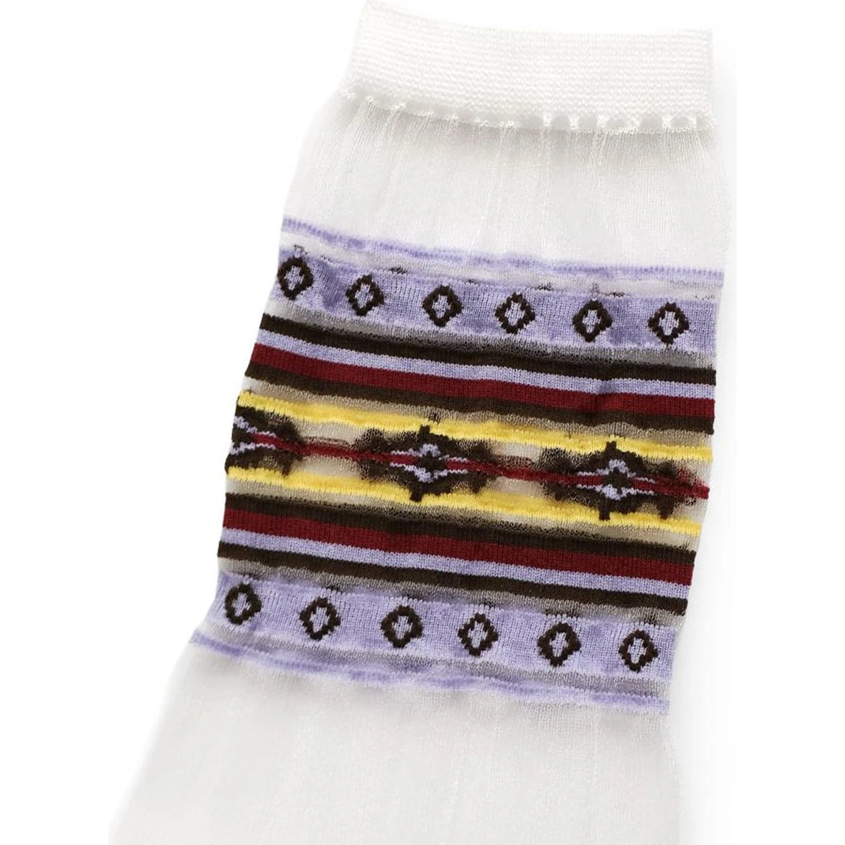 Kapital Gypsy Border See Through Socks