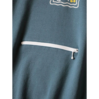 Kapital 30/ Fur Lined Cookie Pocket Crew Sweatshirt (Peckish Rainbowypt)