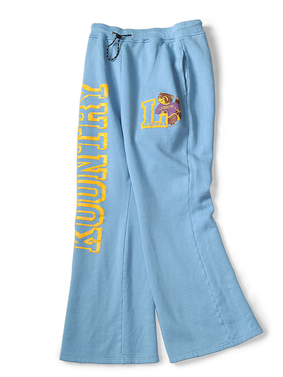 Kapital Fleece Flared Sweatpants (Kountry Print)