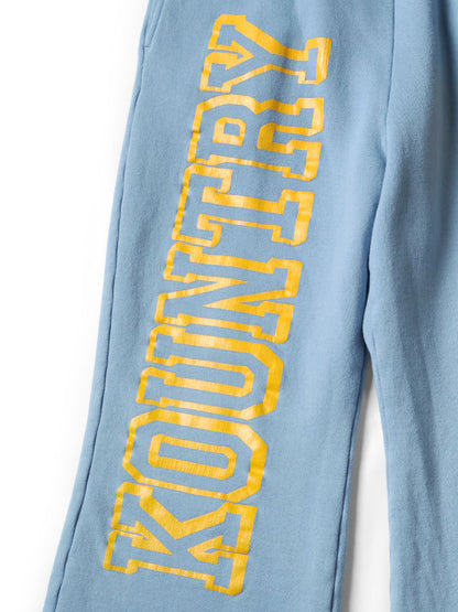 Kapital Fleece Flared Sweatpants (Kountry Print)