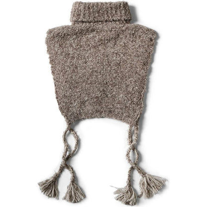 Kapital 3G Shaggy Knit High Neck Bib Poncho