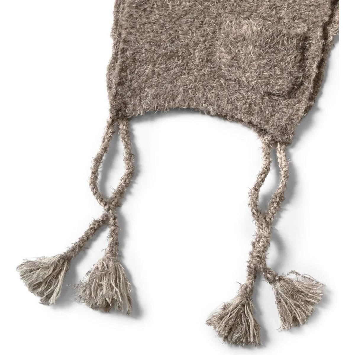 Kapital 3G Shaggy Knit High Neck Bib Poncho
