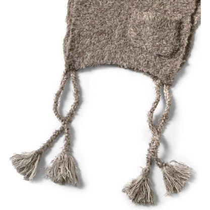 Kapital 3G Shaggy Knit High Neck Bib Poncho