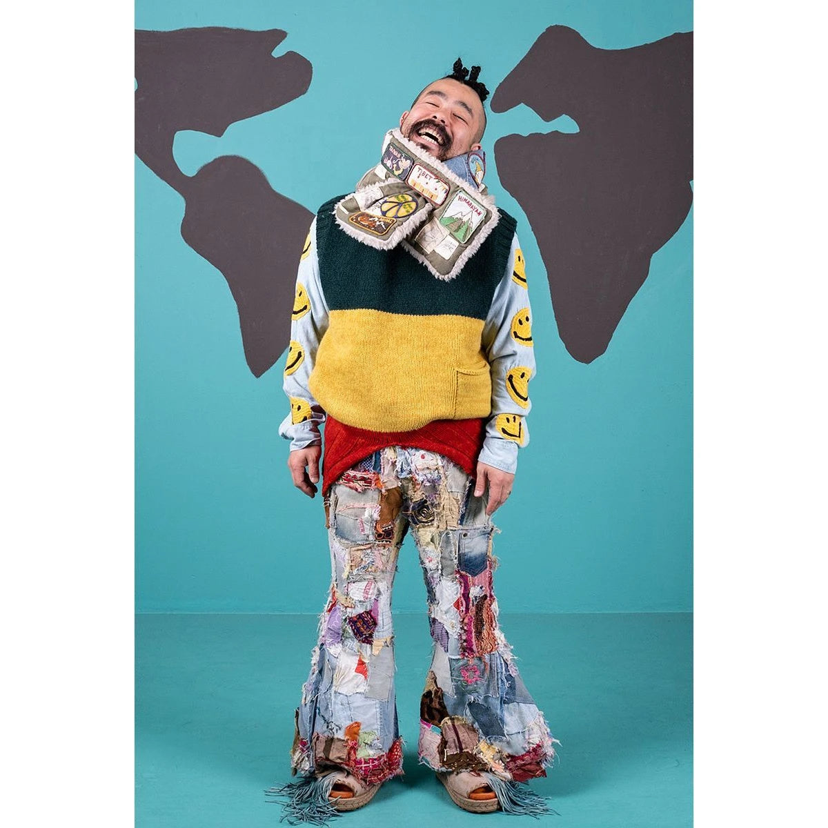 Kapital 3G Wool Rasta Vest