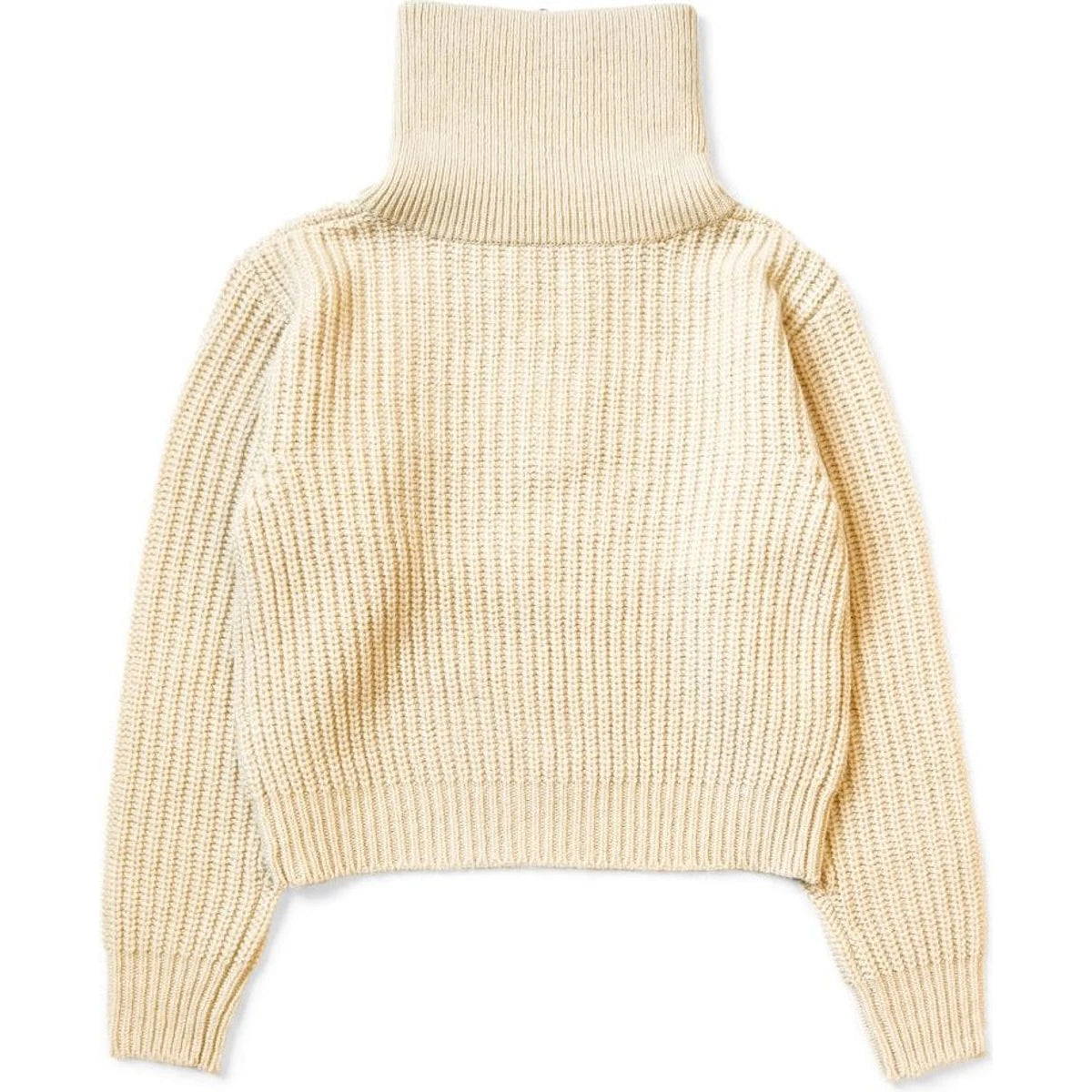 Kapital 3G Wool Rib Knit Zip Up Pullover