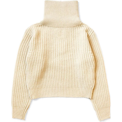 Kapital 3G Wool Rib Knit Zip Up Pullover
