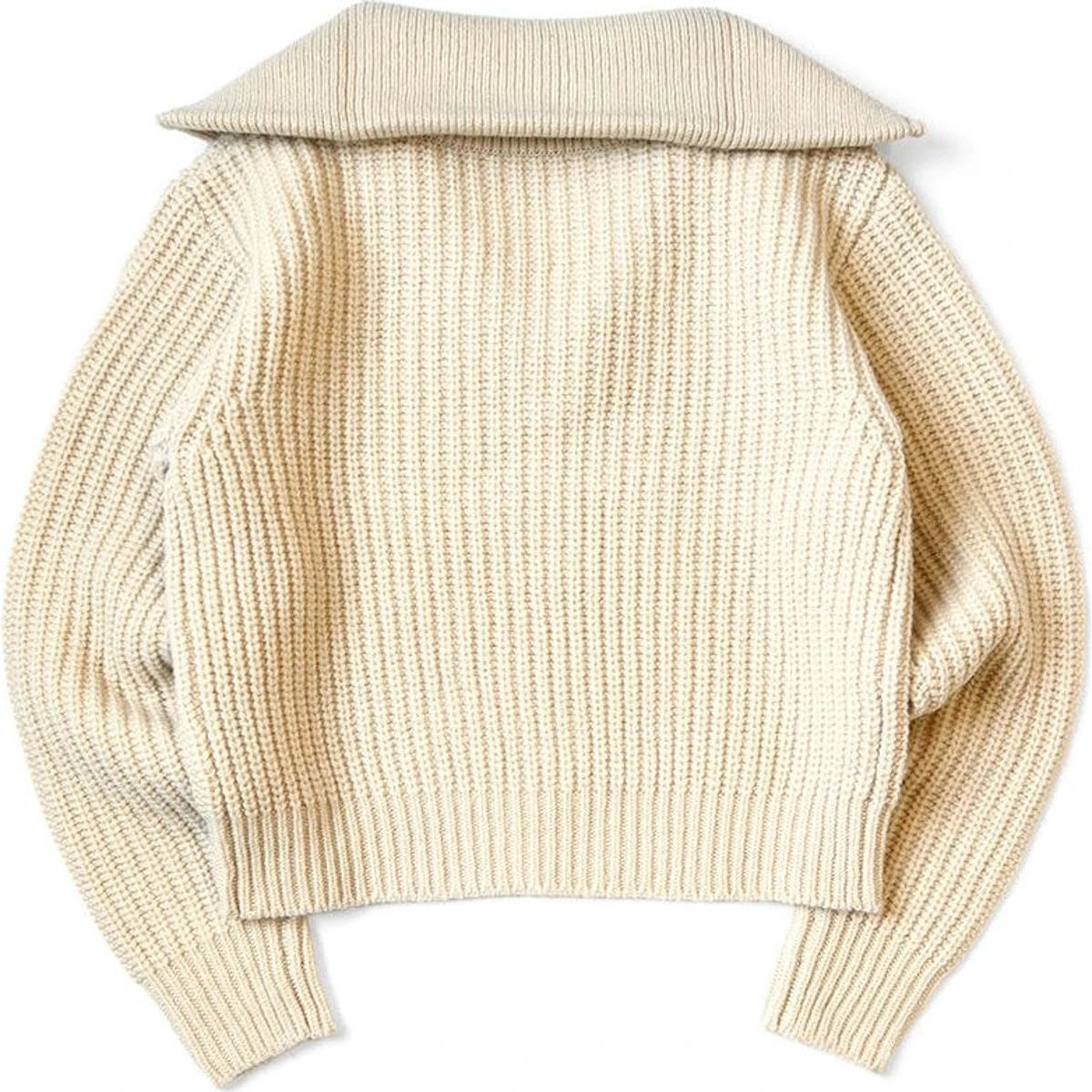 Kapital 3G Wool Ribbed Zip Up Pullover