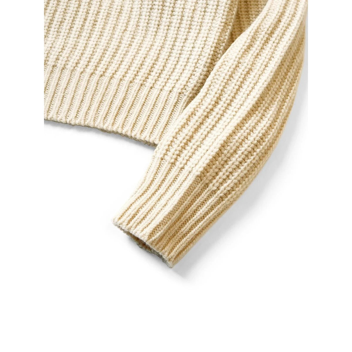 Kapital 3G Wool Ribbed Zip Up Pullover