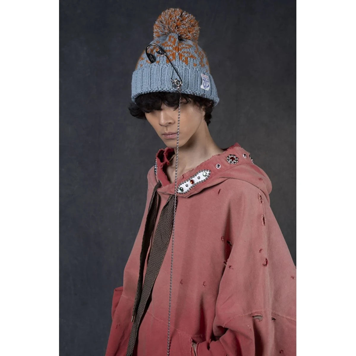Kapital 3G Wool Snow Pattern Knit Cap