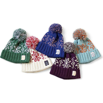 Kapital 3G Wool Snow Pattern Knit Cap