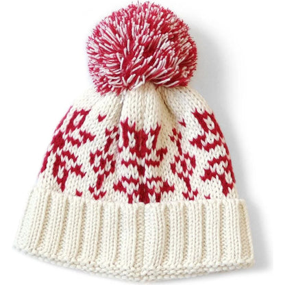 Kapital 3G Wool Snow Pattern Knit Cap