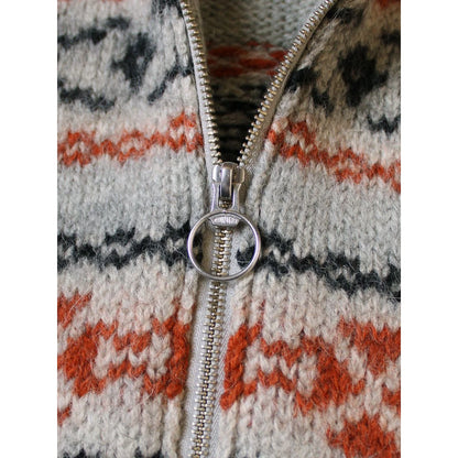 Kapital 3G Wool Yellowknife Fair Isle Half Zip Vest