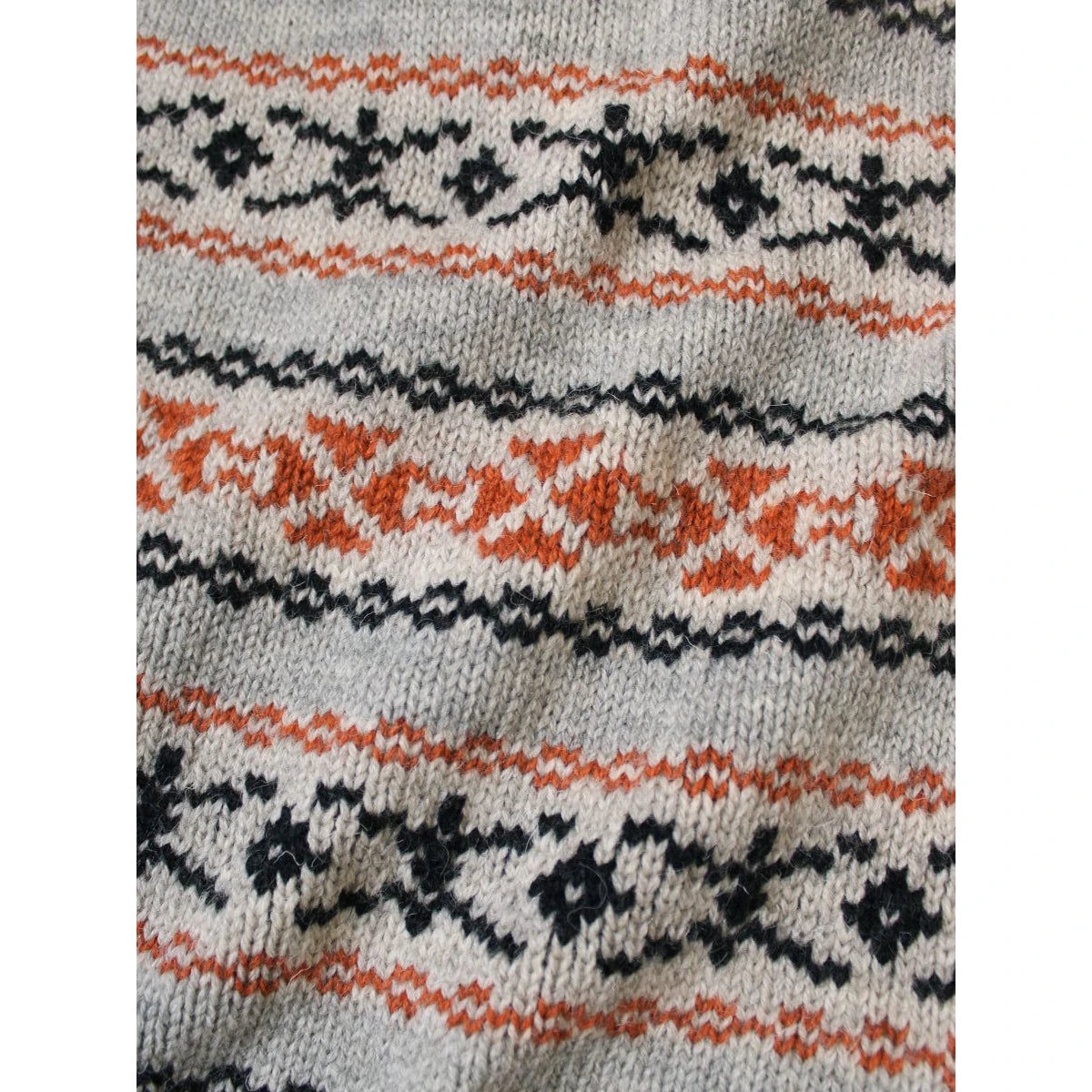 Kapital 3G Wool Yellowknife Fair Isle Half Zip Vest
