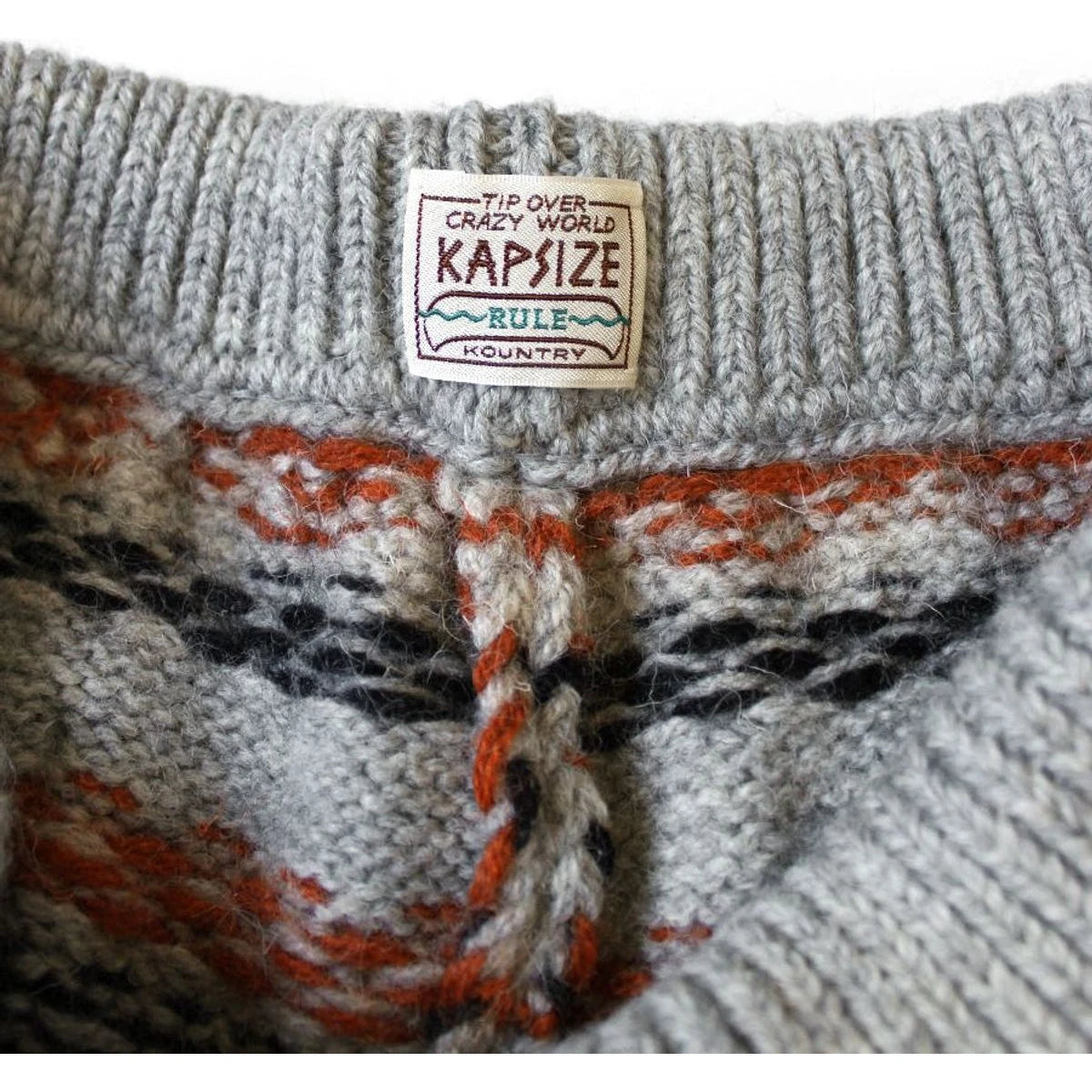 Kapital 3G Wool Yellowknife Fair Isle Shorts