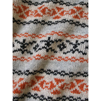 Kapital 3G Wool Yellowknife Fair Isle Zip Short Cardigan