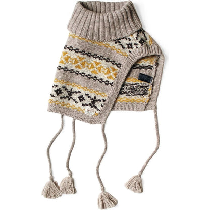 Kapital 3G Yellowknife Fair Isle High Neck Bib Poncho