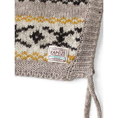 Kapital 3G Yellowknife Fair Isle High Neck Bib Poncho