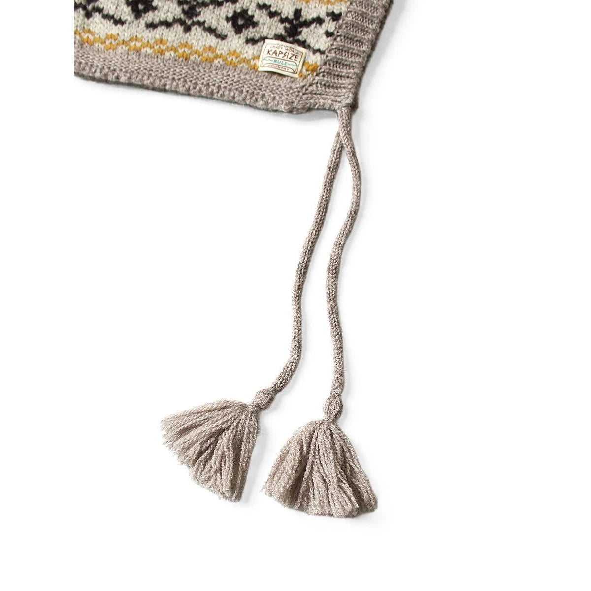 Kapital 3G Yellowknife Fair Isle High Neck Bib Poncho