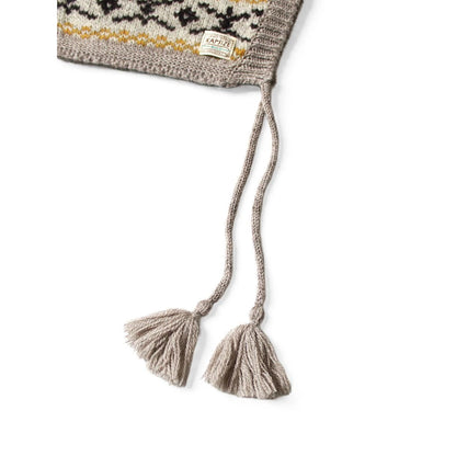 Kapital 3G Yellowknife Fair Isle High Neck Bib Poncho